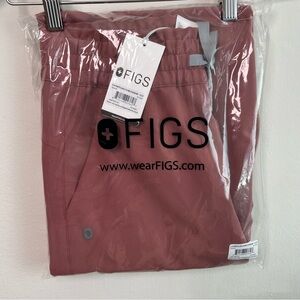 Mauve Figs High Waisted Allison Ultra Wide Leg Scrub Pants